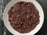 Risotto Vino Rosso e Funghi