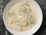 Ravioli di Verdure con Salsa di Noci