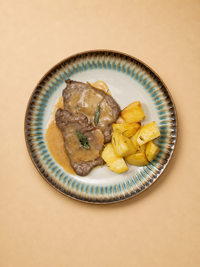 Roman Saltimbocca with Roasted Potatoes
