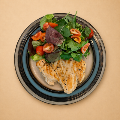 Chicken with Roasted Potatoes or Salad