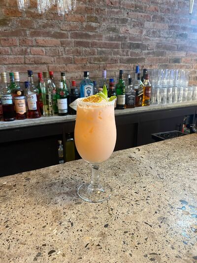 Aperol coconut margarita