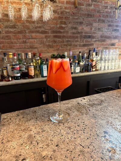 Spritz de Limoncello com Morango