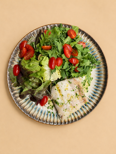 Pescado del día a la sal
