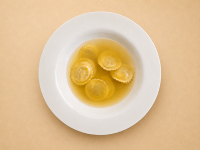 Ravioli Redondo ripieno de Stracotto